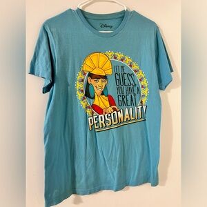 Disney Blue Tee Emperor Kuzco